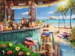 Puzzle Bar sulla Spiaggia 1500 pezzi RAVENSBURGER