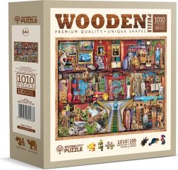 WOODEN CITY puzzle in legno Scaffali del museo 1010 pezzi
