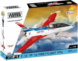 Set di costruzione aereo YF‑16 First Flight 1974 – 375 pezzi