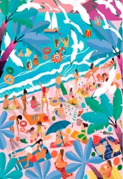 Puzzle Clementoni Domenica sulla spiaggia 1000 pezzi