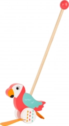 Small foot cavalcabile pappagallo Lori – spingibile in legno per i primi passi