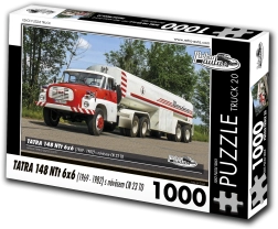 Retro-auta puzzle truck tatra 148 ntt 6x6 con rimorchio – 1000 pezzi