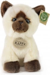 Gatto siamese di peluche 18 cm ecologico