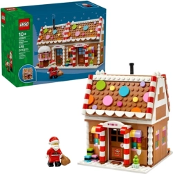 Lego Iconic casetta di pan di zenzero natalizia