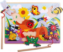 Bigjigs Toys Gioco in legno acchiappa insetti
