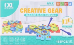 Set di costruzione avvitabile per bambini, 188 pezzi
