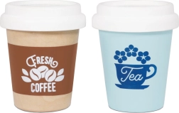 Le Toy Van caffè e tè da asporto – set in legno con 2 bicchieri