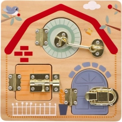 Tavola in legno con serrature Bambini del mondo