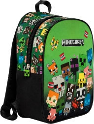 Zaino per bambini Minecraft verde 26 cm