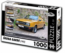 Puzzle RETRO-AUTA Škoda Garde 1000 pezzi