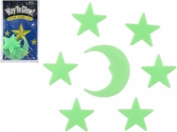 Decorazioni luminose da parete Stelle e Luna