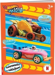 Hot Wheels libro da colorare con adesivi – andiamo a correre