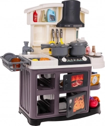 Cucina interattiva per bambini con acqua e suoni, 52 pezzi – Grigio