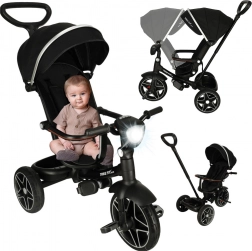 Triciclo per Bambini Trike Fix Elite con Funzione Passeggino 2 in 1 Nero