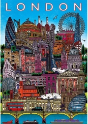 Puzzle Gibsons Vista su Londra 500 pezzi