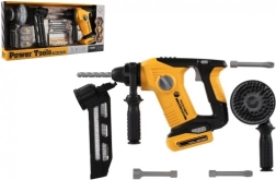 Trapano a percussione per bambini con accessori a batteria