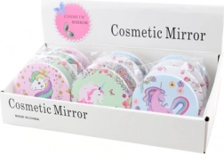 Specchietto rotondo con motivo unicorno