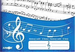Quaderno musicale junior 8 fogli