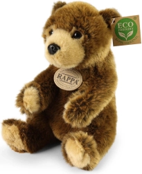 Orso marrone di peluche 19 cm eco-friendly RAPPA