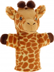 Burattino di peluche Keeleco giraffa 27 cm
