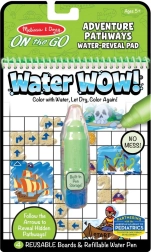 Album da colorare ad acqua WaterWow – trova la strada, avventura