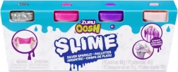 ZURU OOSH Slime – set di piccoli tubi 4‑pack, colori scintillanti