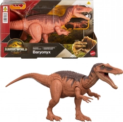 Figura dinosauro Baryonyx JURASSIC WORLD Rebirth Wild Roar con suoni 18 cm