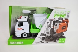 Camion della spazzatura per bambini con cassone da montare a viti