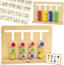 VIGA gioco logico – colori e forme Montessori