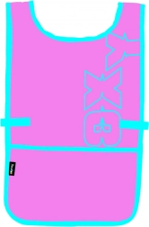 Grembiule poncho Oxy Pink per il fai da te