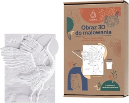 Disegno 3D in gesso da colorare CANDELLANA – quadro da dipingere – Gru