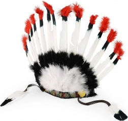 copricapo da capo indiano per carnevale