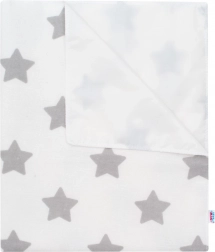 Telo flanellato impermeabile New Baby con stelline