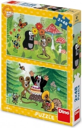 Puzzle Dino Talpa – Festa 2×48 pezzi