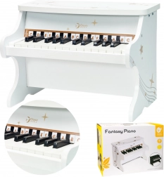 Pianoforte per bambini in legno CLASSIC WORLD con manuale