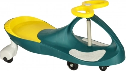 Monopattino a gravità con ruote LED luminose – giallo