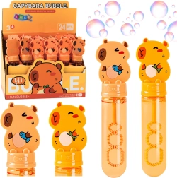 Bolle di sapone capibara 35 ml con anello triplo