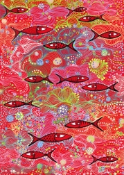 ENJOY puzzle rosso intenso 1500 pezzi