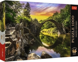 trefl puzzle 1000 pezzi photo odyssey: rakotzbrücke – ponte di rakotz a kromlau