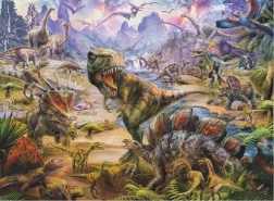 Puzzle per bambini 2D Dinosauri, 300 pezzi