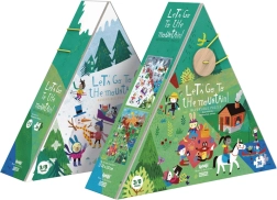 Puzzle doppia faccia montagne estate e inverno LONDJI