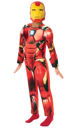 Costume deluxe di Iron Man per bambini 7–8 anni