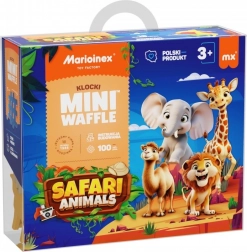 Costruzioni Mini Waffle - Safari Animali 100 pz