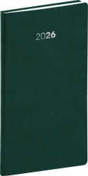 Diario tascabile verde Balakon 2026 9 x 15,5 cm