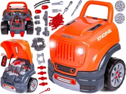 Camion interattivo – officina per il piccolo meccanico con luci e suoni