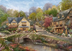 Puzzle Schmidt Estate a Cobblestone Village 2000 pezzi