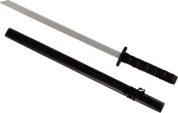 Spada nera in legno per cavaliere 73 cm