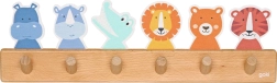 Appendino per cappotti per bambini amici animali - 1 pezzo