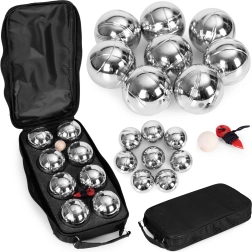 Set di pétanque con 8 bocce con custodia e accessori