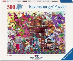 Puzzle Ravensburger USA Jigsaw Nationals: Parco dei dolci (500 pezzi)